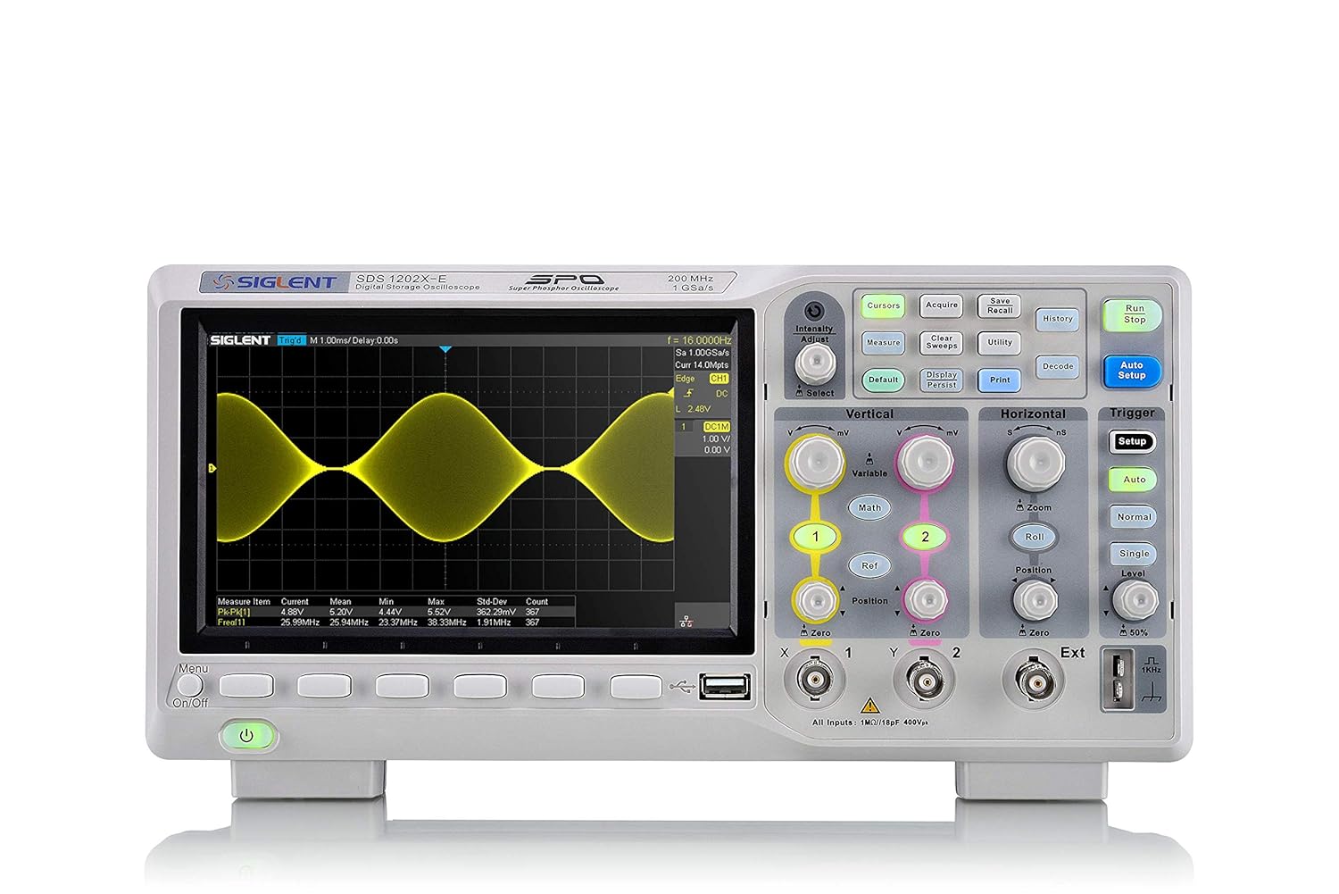 Digital Oscilloscope two Channels