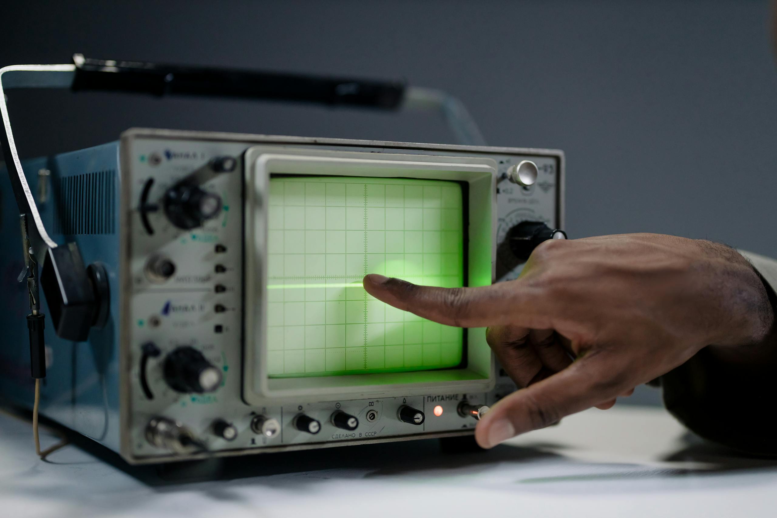 Screen of an Oscilloscope