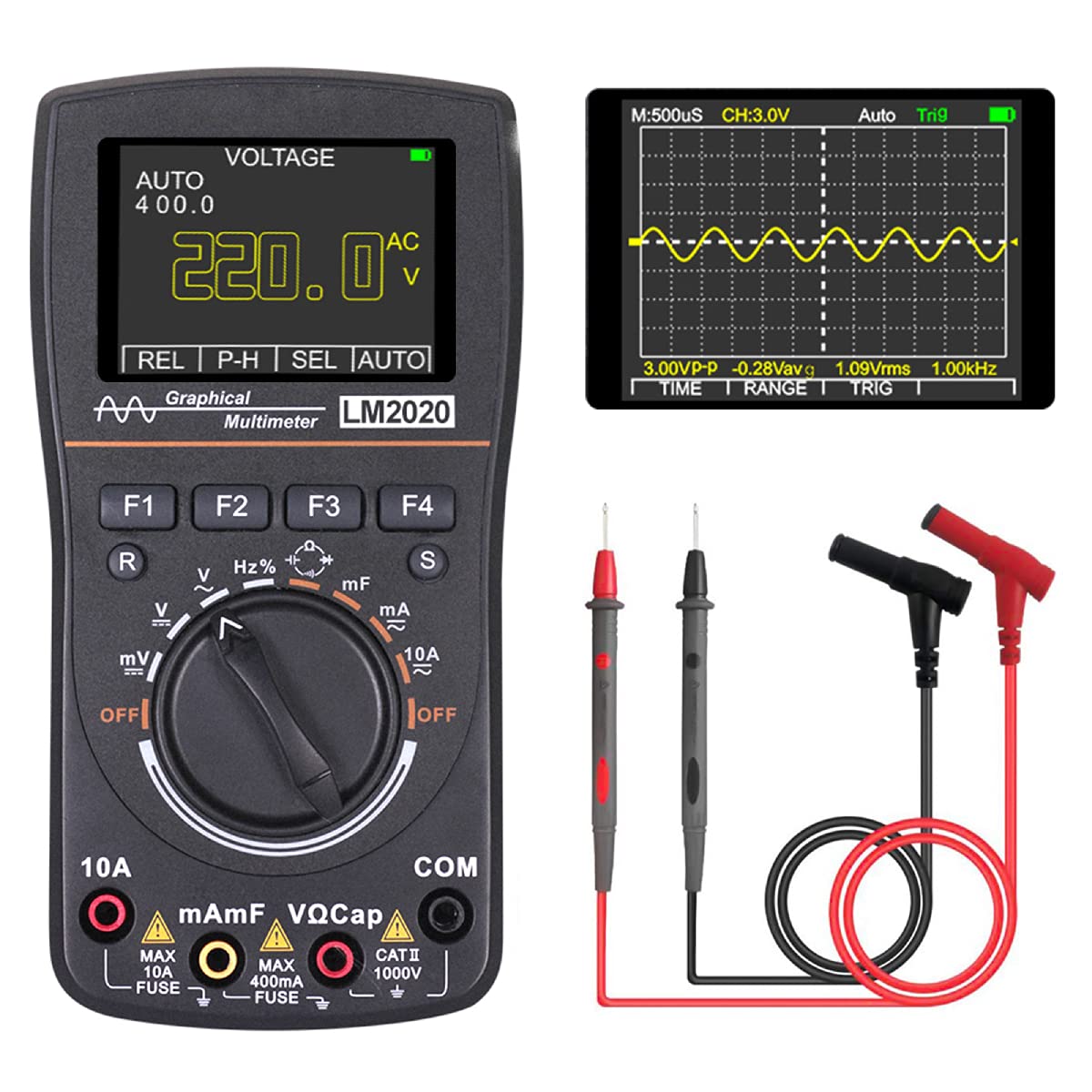 2 in 1 Handheld Oscilloscope Multimeter